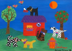 12No Cats Allowed Dog Club House