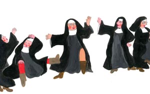 4Happy Dancing Nuns